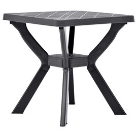 Turlock Square Plastic Bistro Table In Anthracite