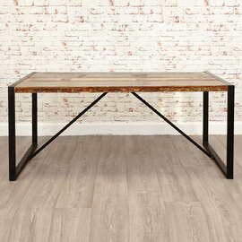 Utica Large Wooden Dining Table In Satin Lacquer