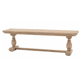 Valletta Wooden Dining Bench In Natural