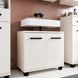 Vareon Wooden Vanity Unit without Sink in Sand
