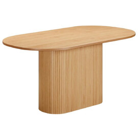 Vevey Small Wooden Oval Dining Table In Oak