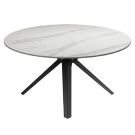 Villanova Sintered Ceramic Coffee Table In Gloss White