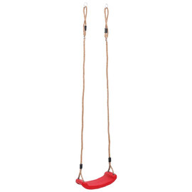 Visalia Polyethylene Kids Swing Seat In Red