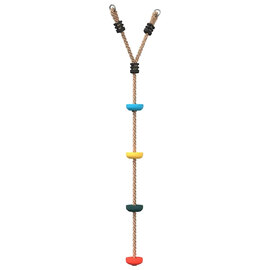 Vineland Wooden Kids Disc Rope Swing In Multicolour