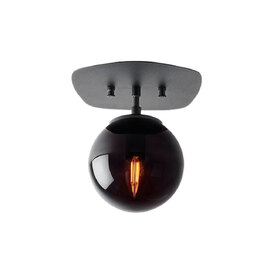 Walden Metal Ceiling Light in Black
