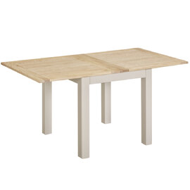Waldorf Wooden Extending Dining Table in Oak and Oyster Grey