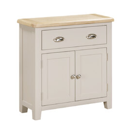 Waldorf Wooden Sideboard With 2 Doors 1 Drawer In Oak And White