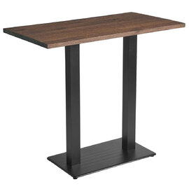 Wausau Wooden Rectangular Bar Table In Smoked