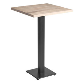 Wausau Wooden Square Bar Table In Extra White