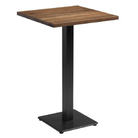 Wausau Wooden Square Bar Table In Smoked