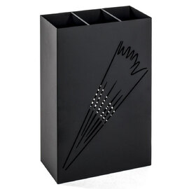 Wauseon Small Metal Umbrella Stand In Black