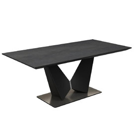 Westbury Ceramic Coffee Table In Matt Grey