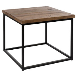 Wichita Wooden Square Coffee Table In Smoked