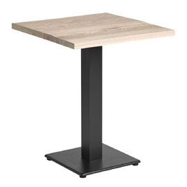 Wingate Small Wooden Square Dining Table In Extra White
