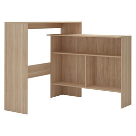 Winnie Wooden Bar Table With 2 Table Tops In Oak