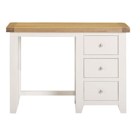 Wrenley Wooden Dressing Table in Ivory and Oak