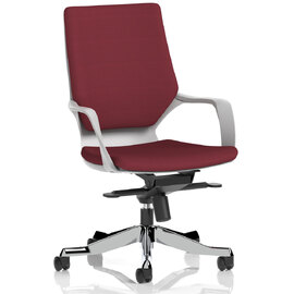 Xenia Fabric Office Chair With Arms In Ginseng Chilli