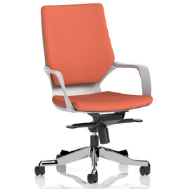 Xenia Fabric Office Chair With Arms In Quest Crab