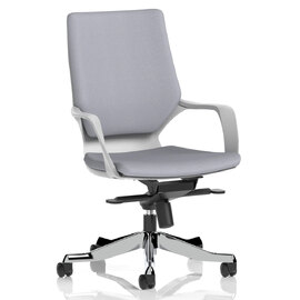Xenia Fabric Office Chair With Arms In Quest Shell