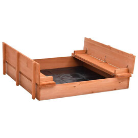 Ypsilanti Wooden Sandbox In Natural