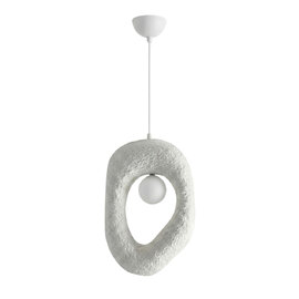 Zoga Metal Ceiling Pendant Light in White