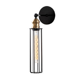 Zumra Metal Wall Light in Black