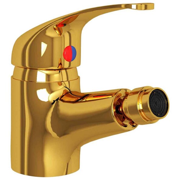 Absecon Bidet Mixer Tap Without Waste - Gold