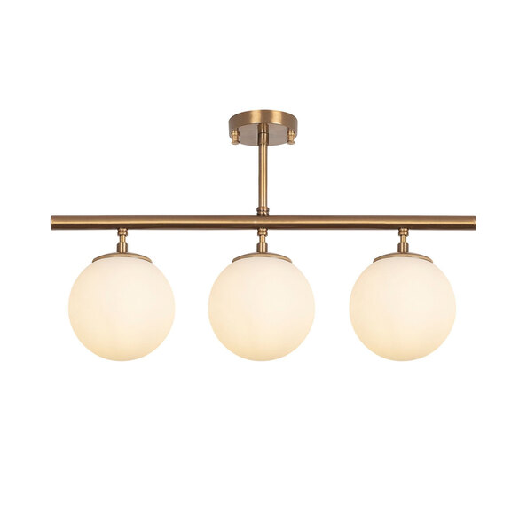 Atmaca 3 Light Metal Ceiling Light in Vintage