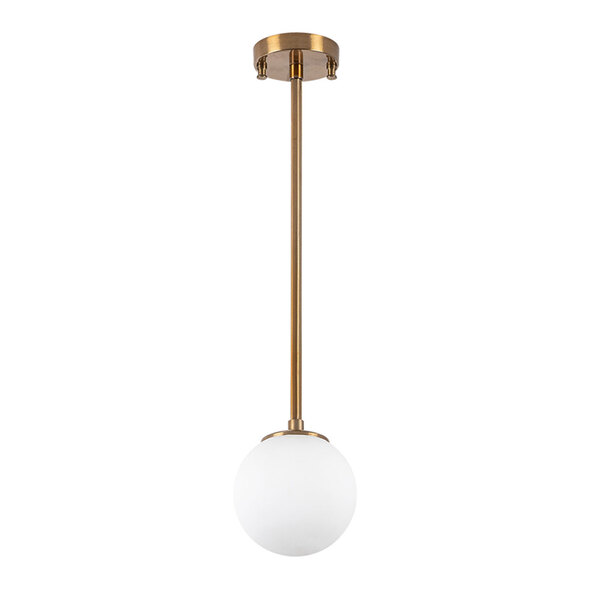 Akkas 1 Light Metal Ceiling Pendant Light in Vintage