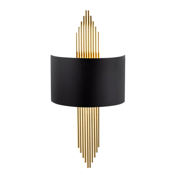 Alvion Metal Wall Light in Gold and Black