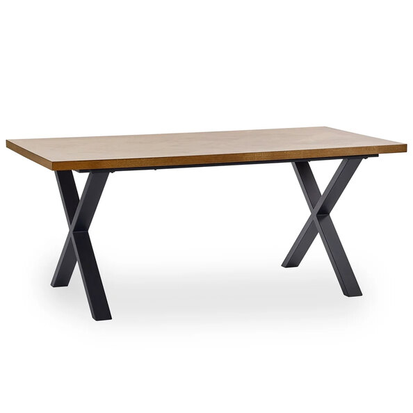 Angers Wooden Dining Table - Brown