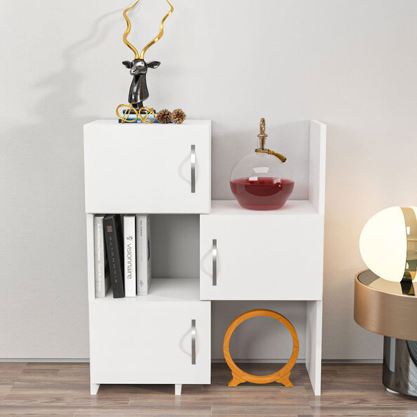 Anna Wooden Display Unit in White