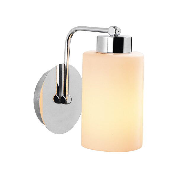 Balcova Metal Bathroom Wall Lamp in Silver