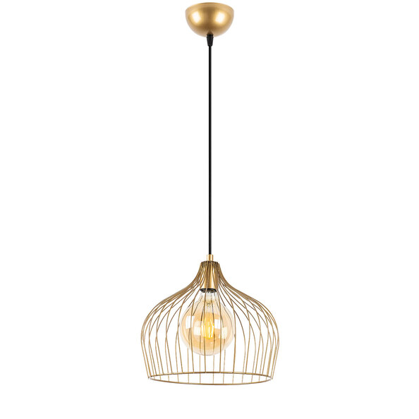 Bek Metal Ceiling Pendant Light in Gold