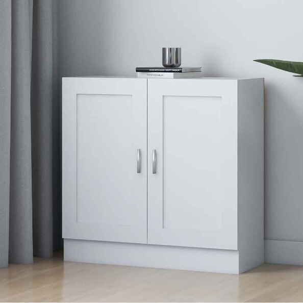 Aponka 80cm Wooden Storage Cabinet With 2 Doors - White