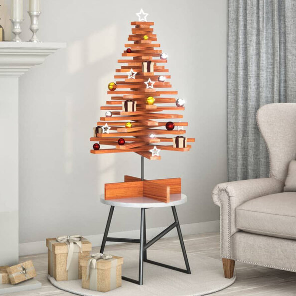 Aurelia 100cm Wooden Christmas Tree - Brown