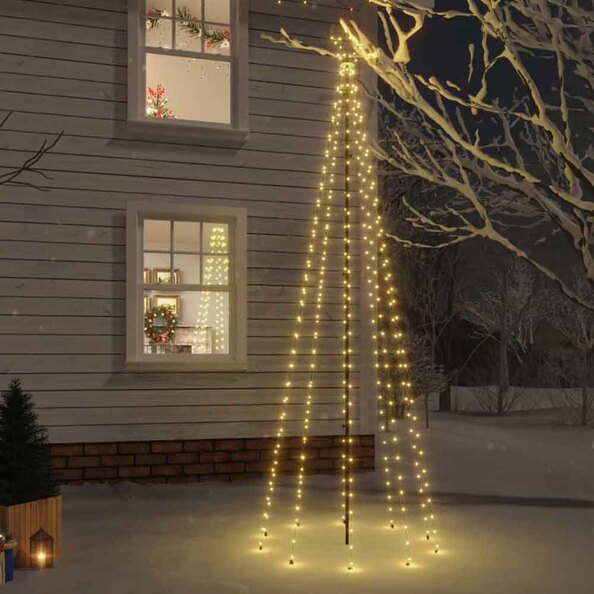 Aurelia 300cm Metal Christmas Tree With 310 LEDs - Warm White