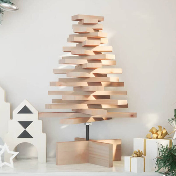 Aurelia 60cm Wooden Christmas Tree - Natural