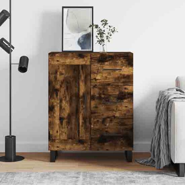 Avalon Wooden Sideboard With 1 Door 3 Drawers In Smoked Oak