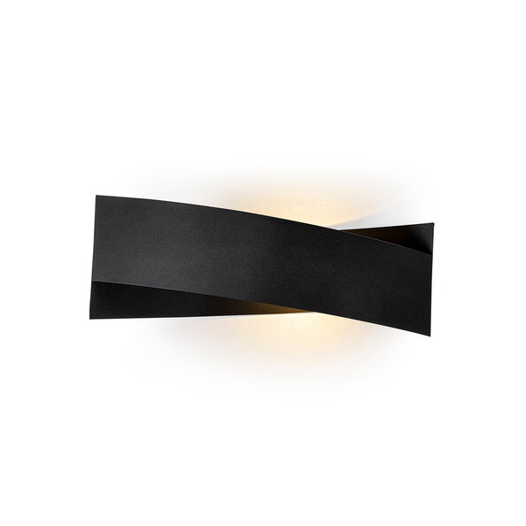 Avenor Metal Wall Light in Black