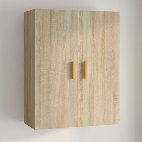 Avon Wooden Wall Storage Cabinet With 2 Doors In Sonoma Oak