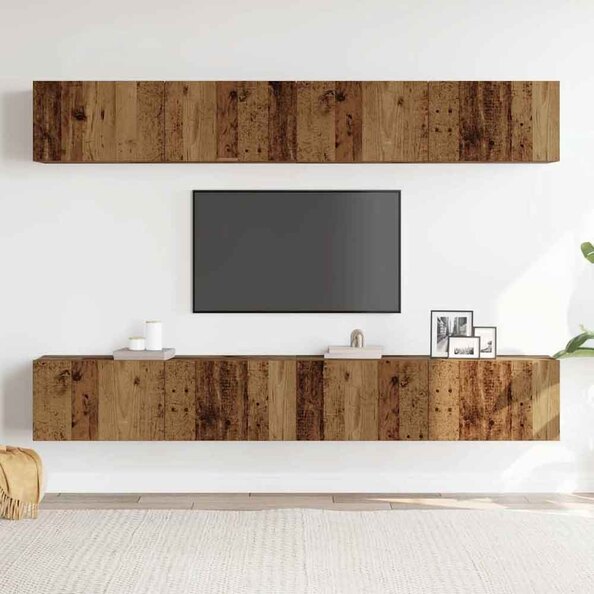 Beaufort 100cm Wooden Entertainment Unit In Brown
