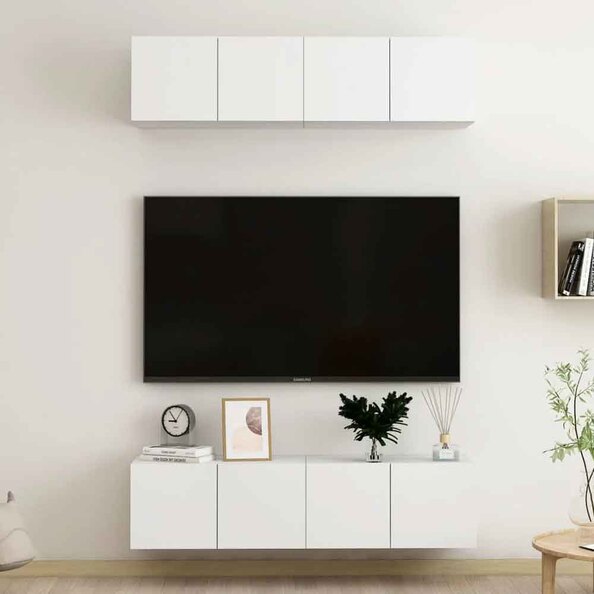 Beaufort 60cm Wooden Entertainment Unit In White
