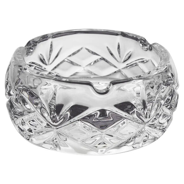 Beaumont Small Crystal Textured Ashtray In Clear