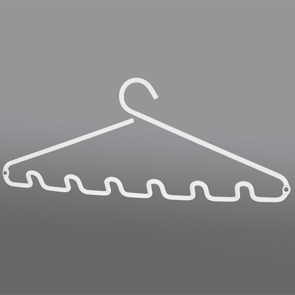 Belfast Large Metal Wall Coat Hanger In White