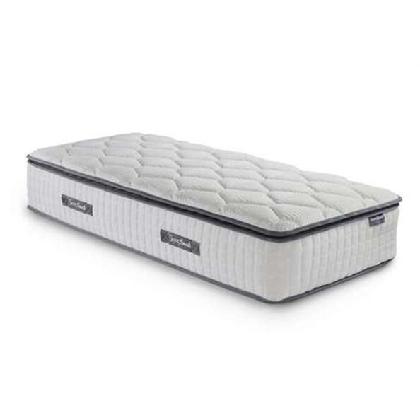 Beloit Fabric Single Mattress In White