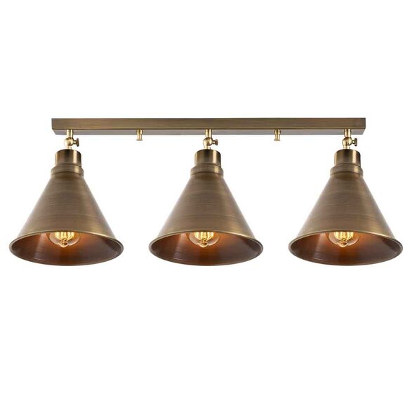 Berceste 3 Light Metal Ceiling Light in Vintage