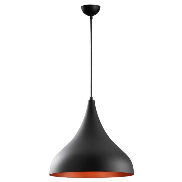 Berceste Metal Ceiling Pendant Light in Matt Black