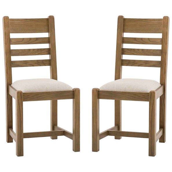 Bethesda Natural Wooden Dining Chairs In Pair