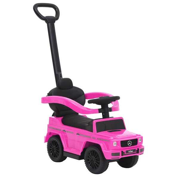 Buckeye Plastic Kids Push Walk G63 Car - Pink Black